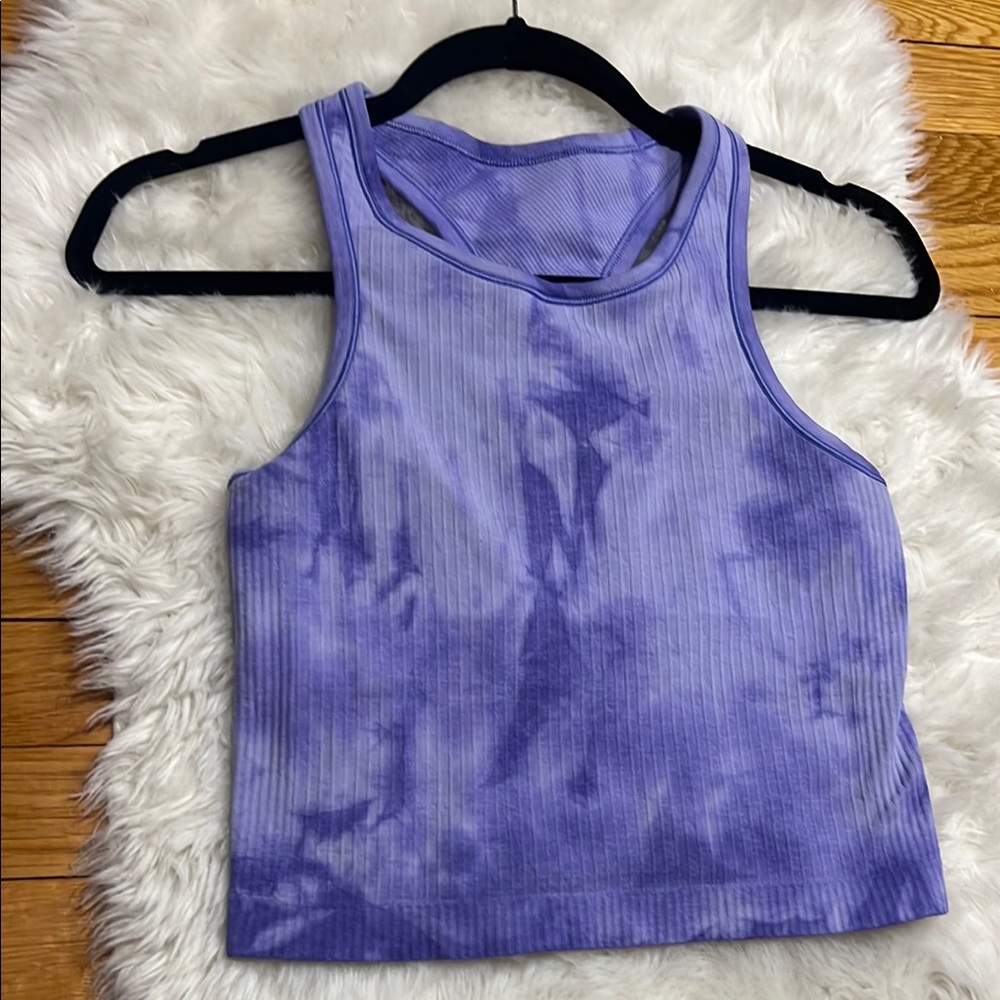 lululemon athletica Lavender Tie-Dye Tank Top